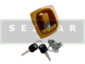 KLAMKA Z ZAMKIEM I KLUCZYKAMI CAT 326-0610